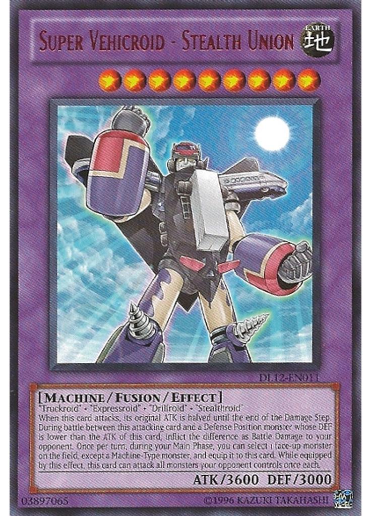 Super Vehicroid - Stealth Union (Rare Unlimited Red)