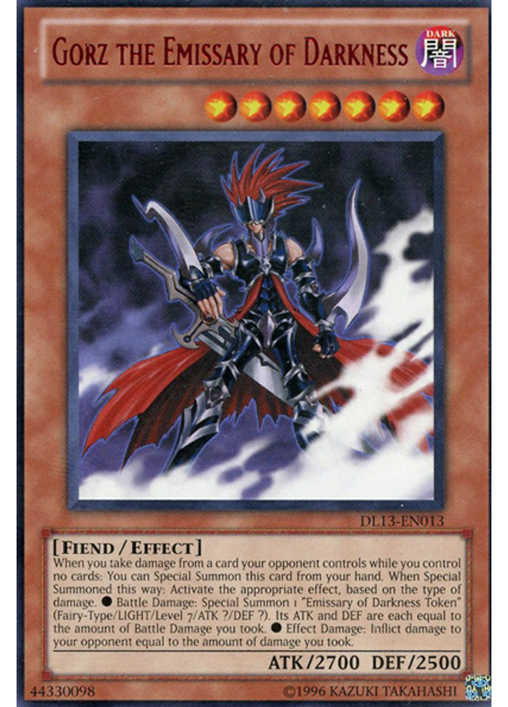 Gorz the Emissary of Darkness (Rare Unlimited Red)