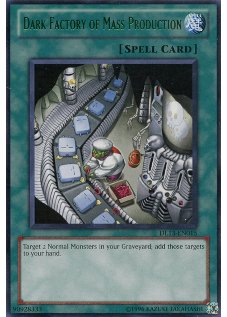 Dark Factory of Mass Production (Rare Unlimited Green)