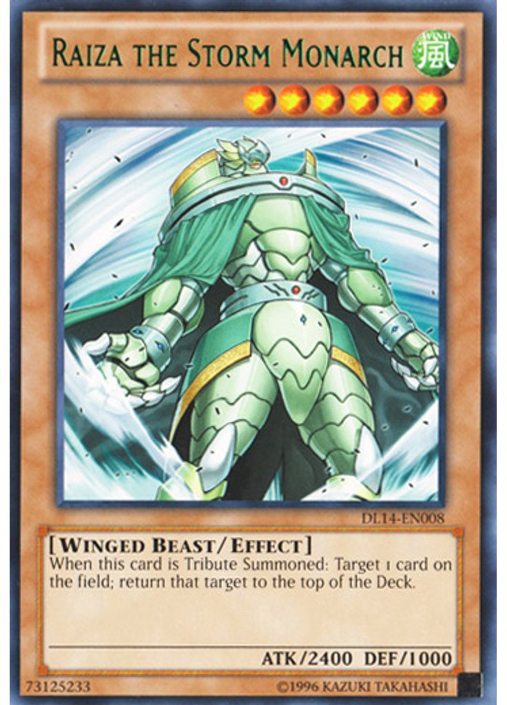 Raiza the Storm Monarch (Rare Unlimited Green)