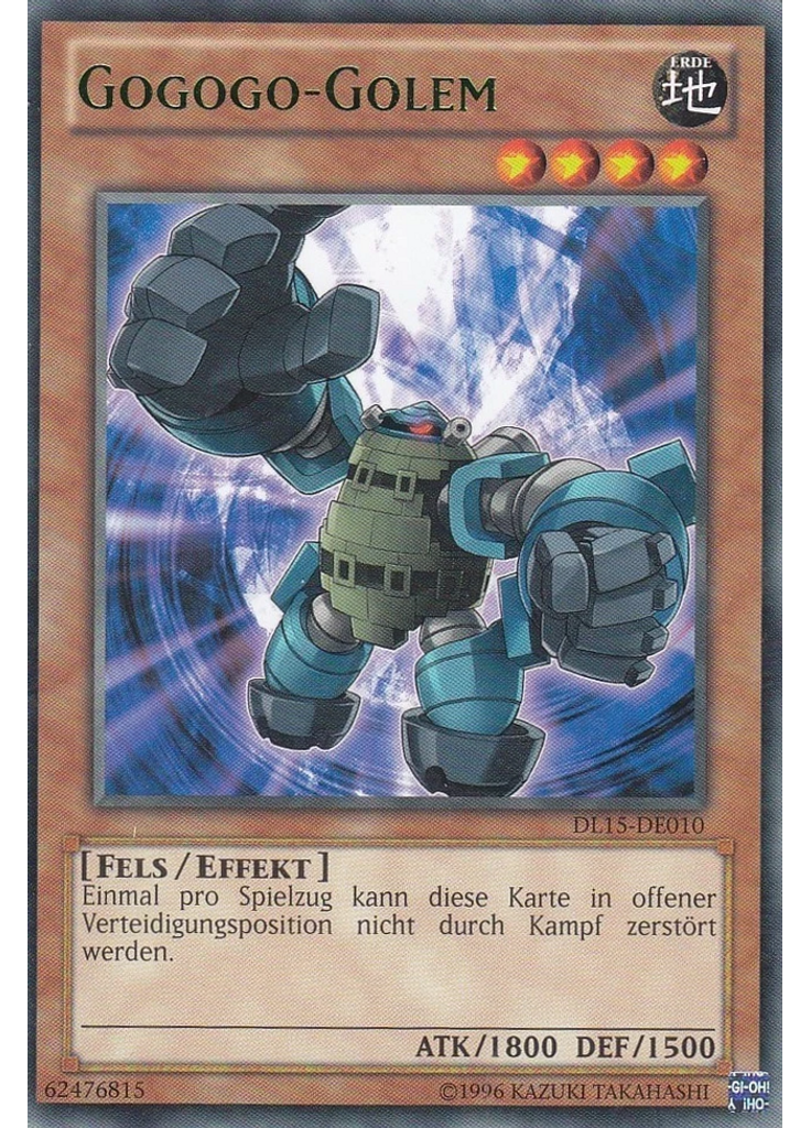 Gogogo-Golem (Rare Unlimited Green)