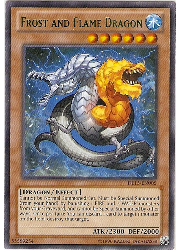 Frost and Flame Dragon (Rare Unlimited Green)