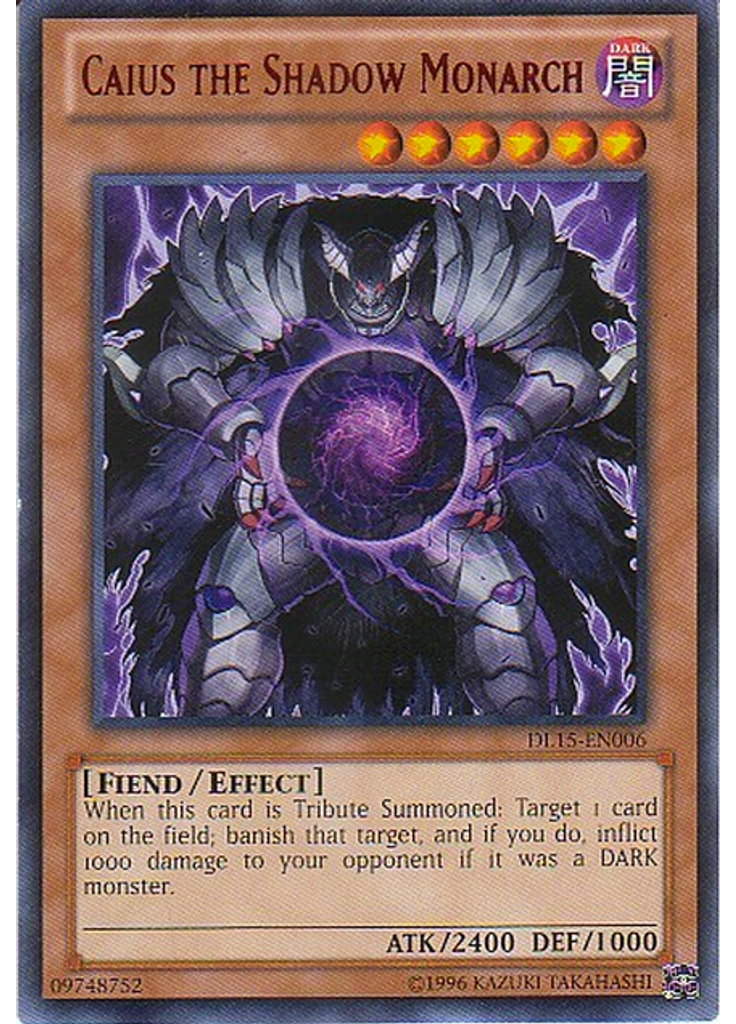 Caius the Shadow Monarch (Rare Unlimited Red)