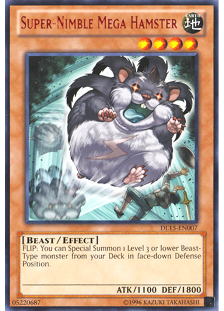 Super-Nimble Mega Hamster (Rare Unlimited Red)