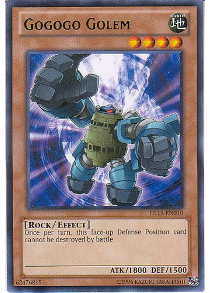 Gogogo Golem (Rare Unlimited Green)