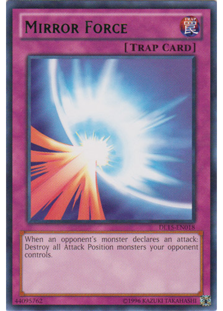 Mirror Force (Rare Unlimited Green)