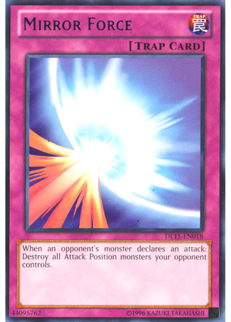 Mirror Force (Rare Unlimited Purple)