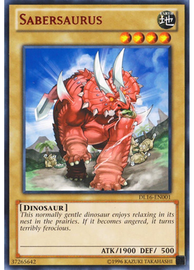 Sabersaurus (Rare Unlimited Red)