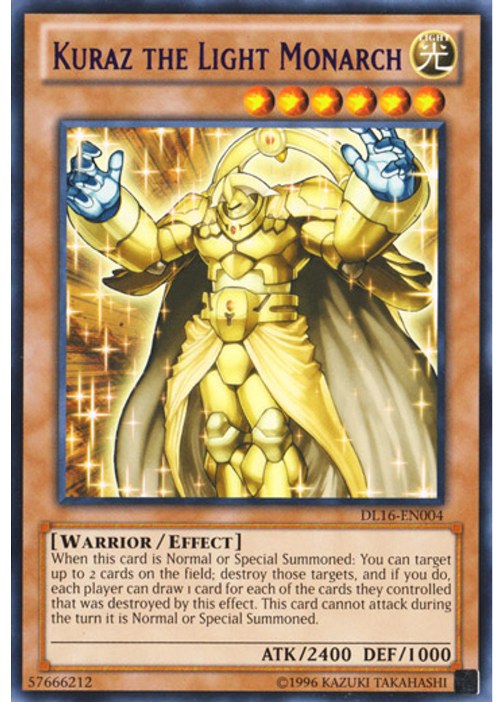 Kuraz the Light Monarch (Rare Unlimited Purple)