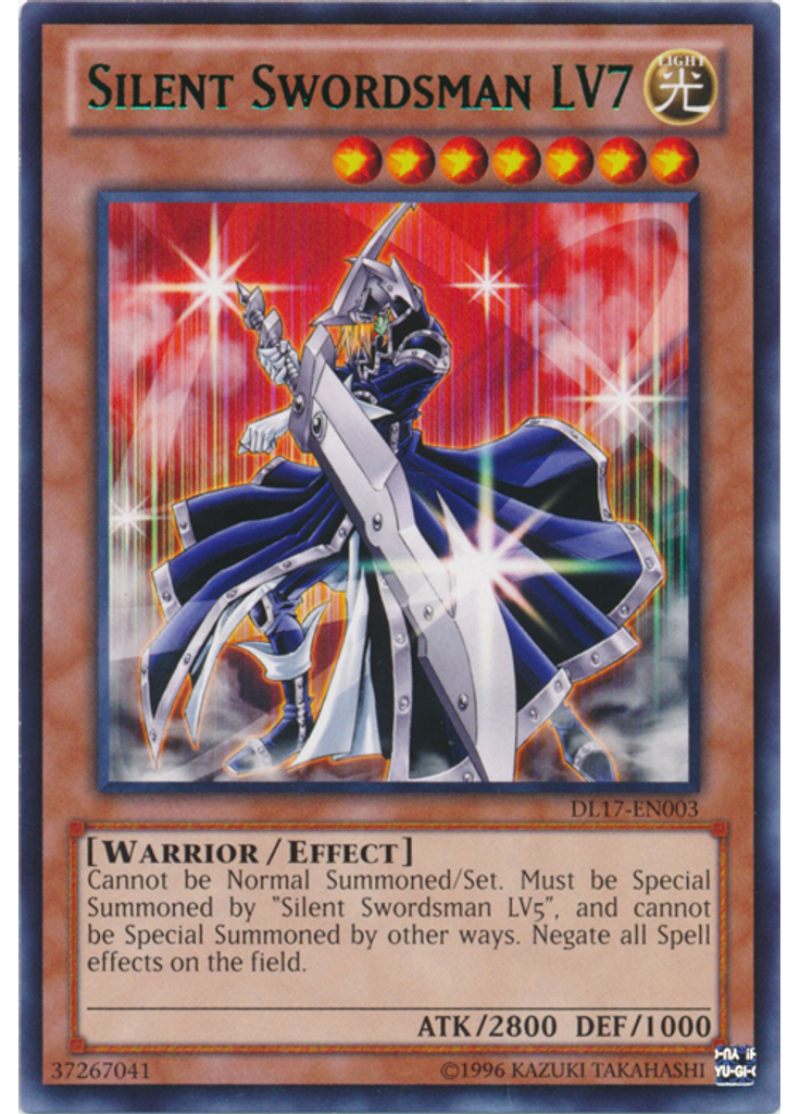 Silent Swordsman LV7 (Rare Unlimited Green)
