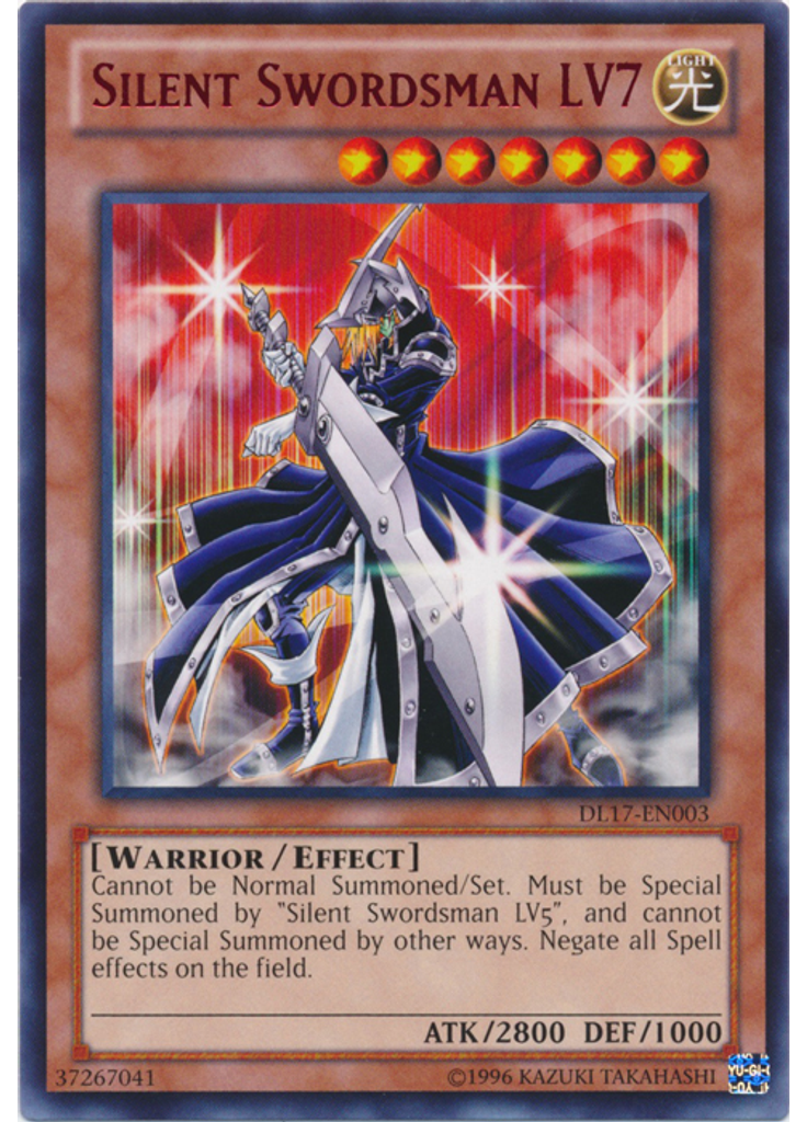 Silent Swordsman LV7 (Rare Unlimited Red)