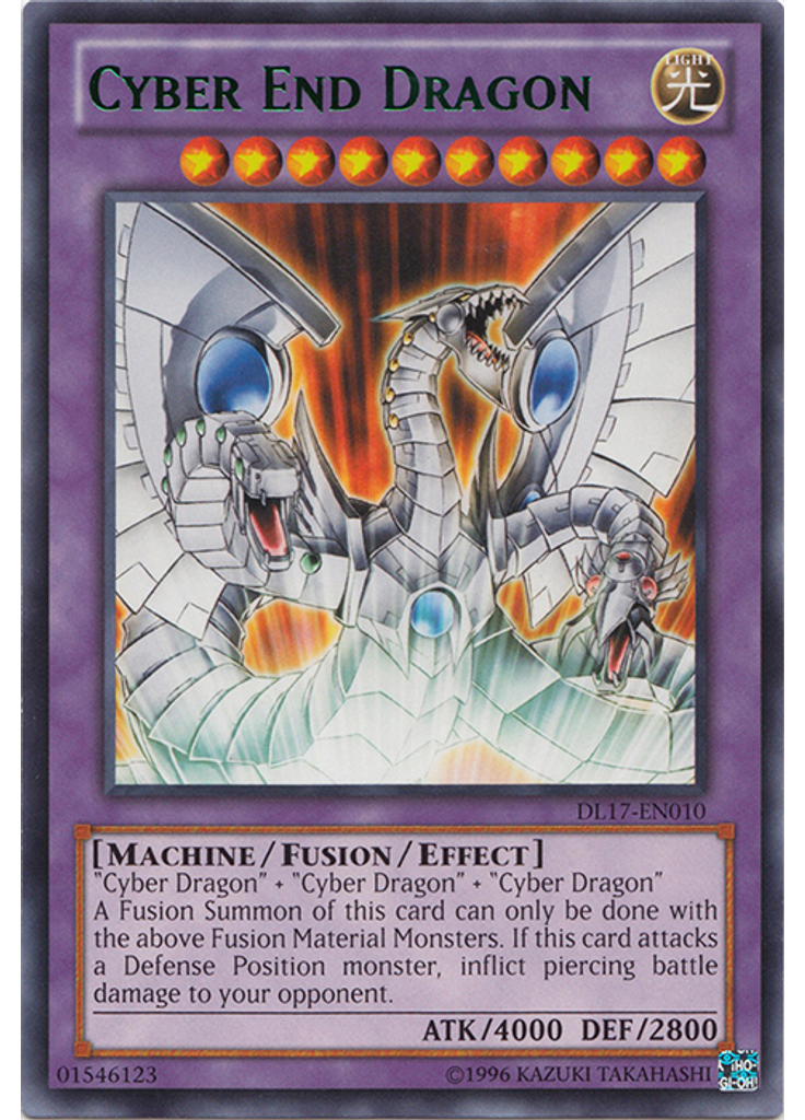 Cyber End Dragon (Rare Unlimited Green)