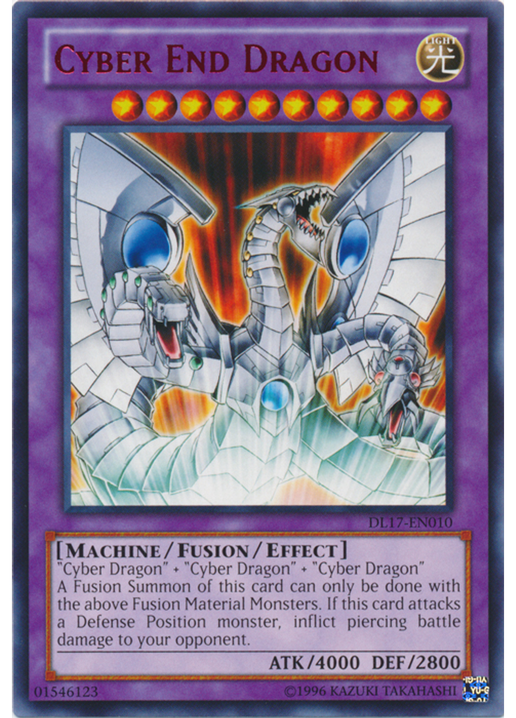 Cyber End Dragon (Rare Unlimited Red)