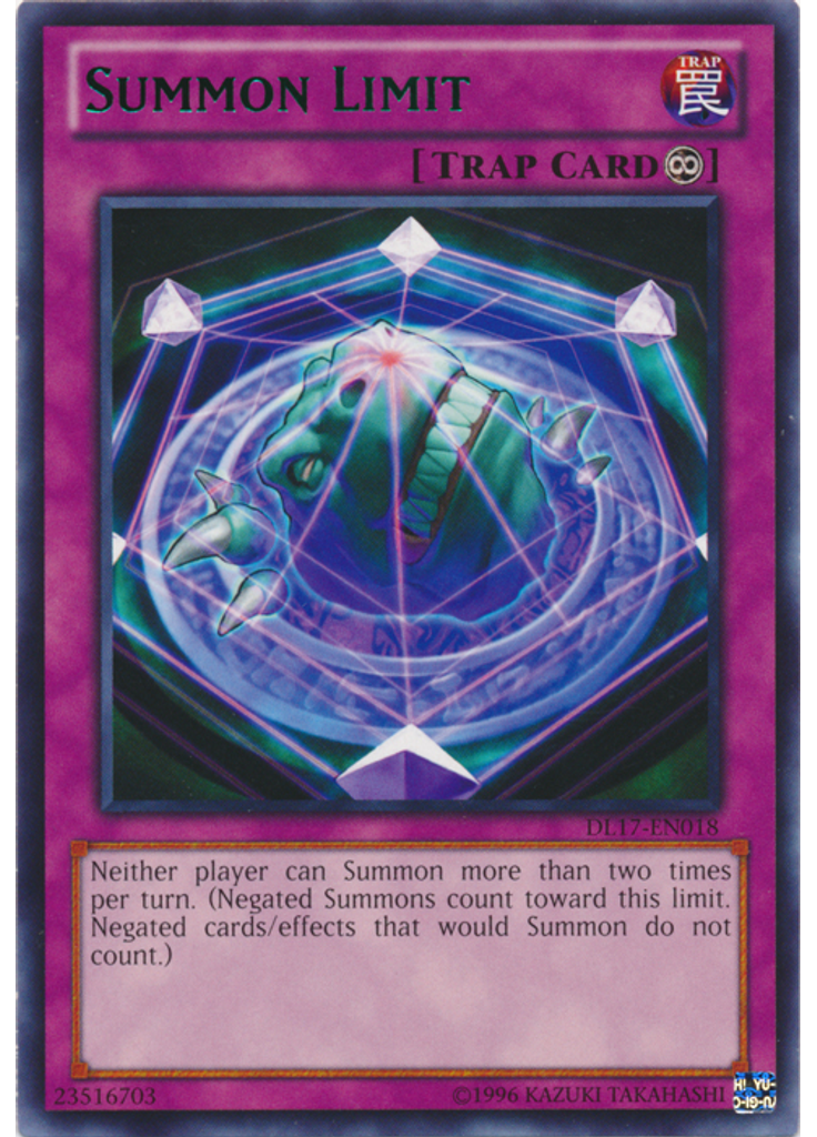 Summon Limit (Rare Unlimited Green)