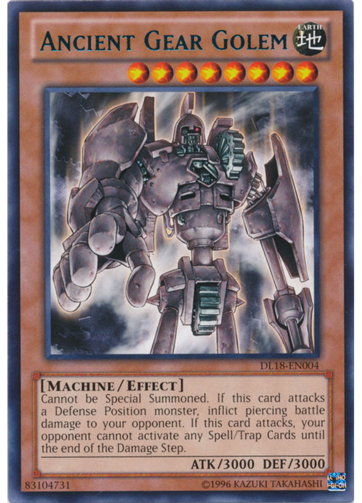 Ancient Gear Golem (Rare Unlimited Green)