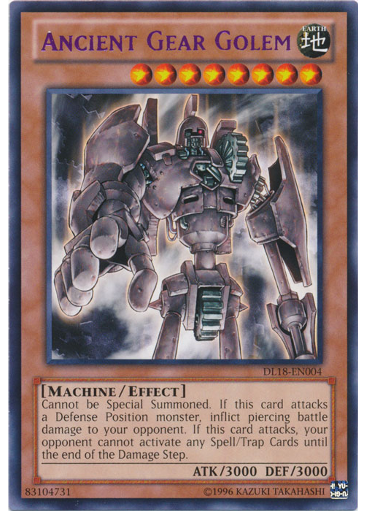 Ancient Gear Golem (Rare Unlimited Purple)