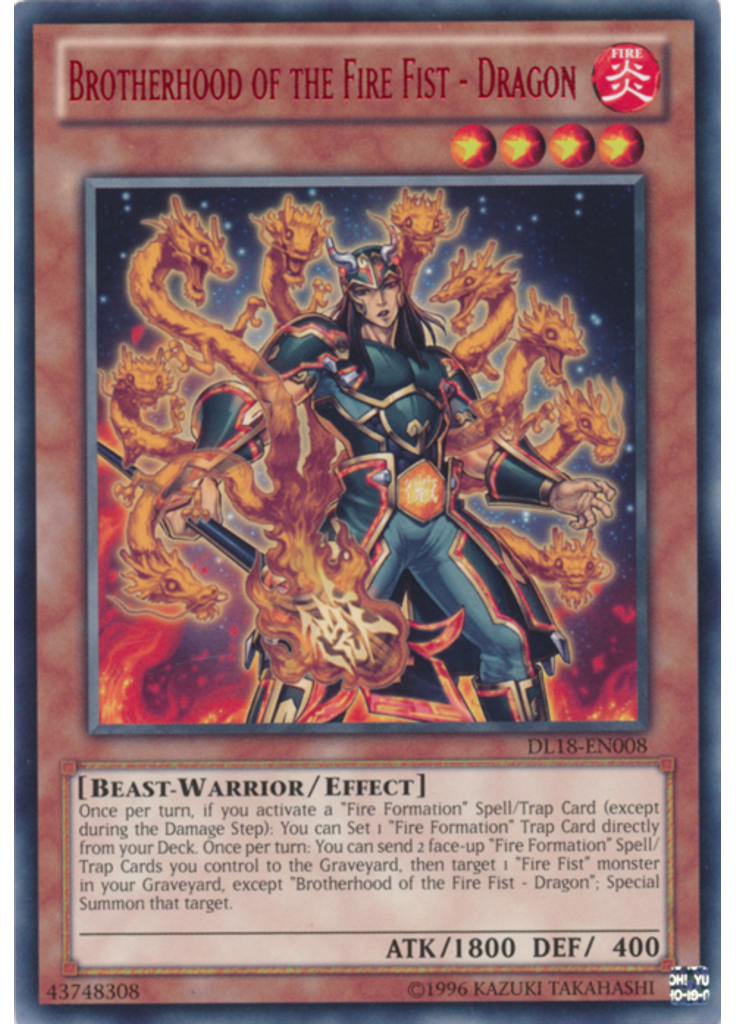 Brotherhood of the Fire Fist - Dragon (Rare Unlimited Red)