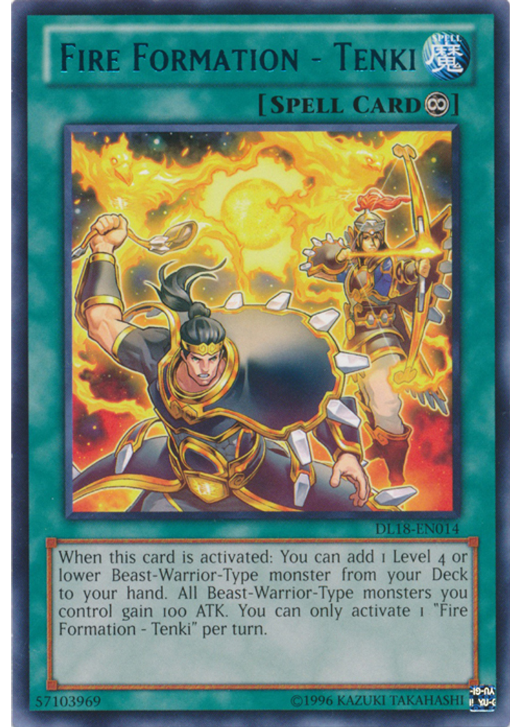 Fire Formation - Tenki (Rare Unlimited Green)