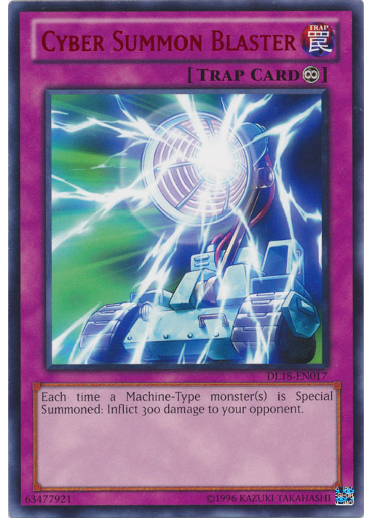 Cyber Summon Blaster (Rare Unlimited Red)