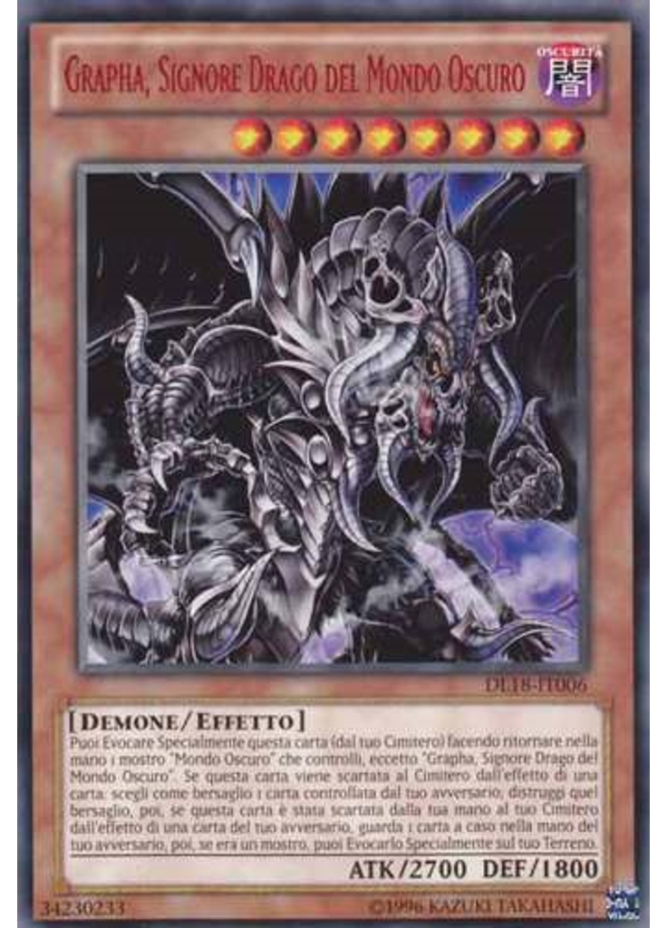 Grapha, Signore Drago del Mondo Oscuro (Rare Unlimited Red)