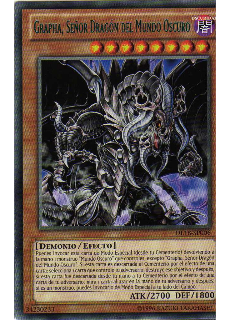 Grapha, Señor Dragón del Mundo Oscuro (Rare Unlimited Green)