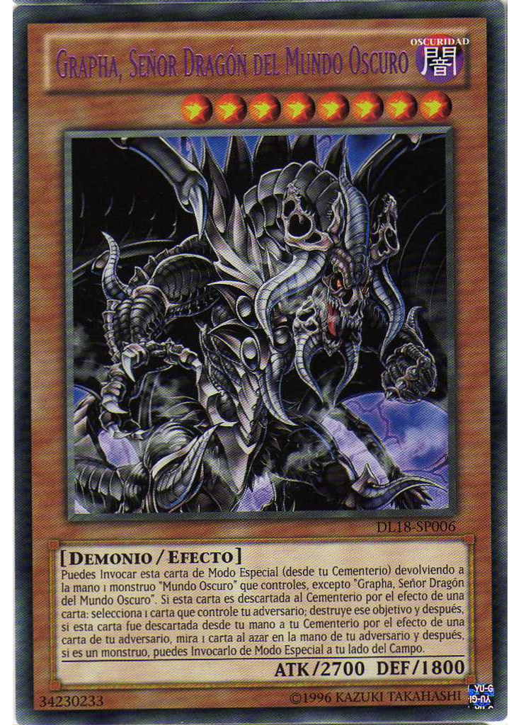 Grapha, Señor Dragón del Mundo Oscuro (Rare Unlimited Purple)