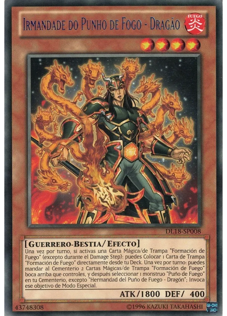 Hermandad del Puño de Fuego - Dragón (Rare Unlimited Blue Misprint)