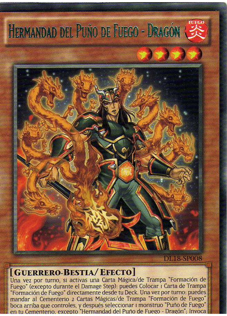 Hermandad del Puño de Fuego - Dragón (Rare Unlimited Green)