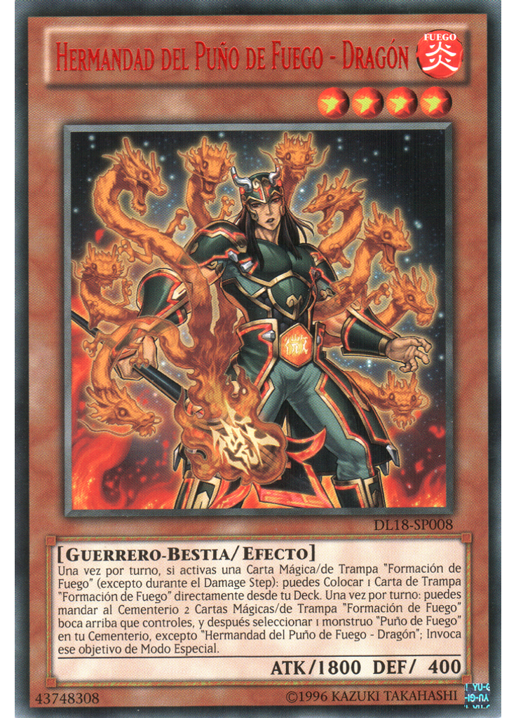 Hermandad del Puño de Fuego - Dragón (Rare Unlimited Red)