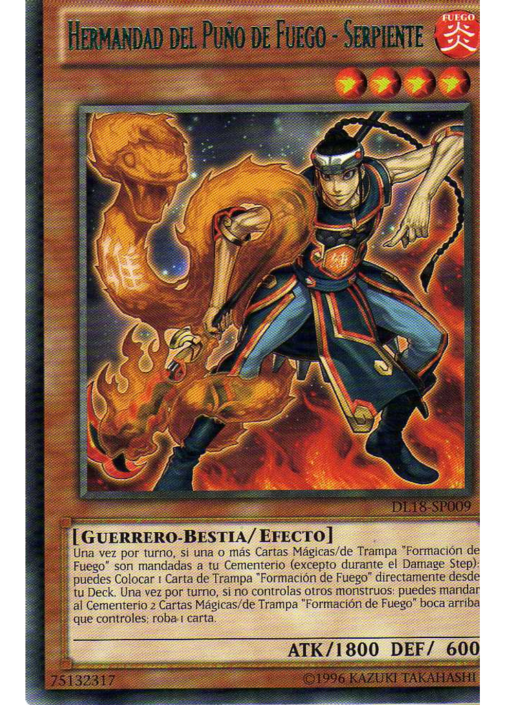 Hermandad del Puño de Fuego - Serpiente (Rare Unlimited Green)