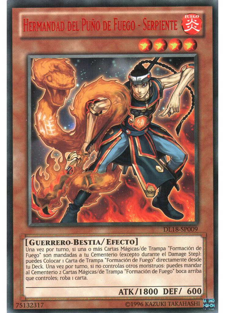 Hermandad del Puño de Fuego - Serpiente (Rare Unlimited Red)