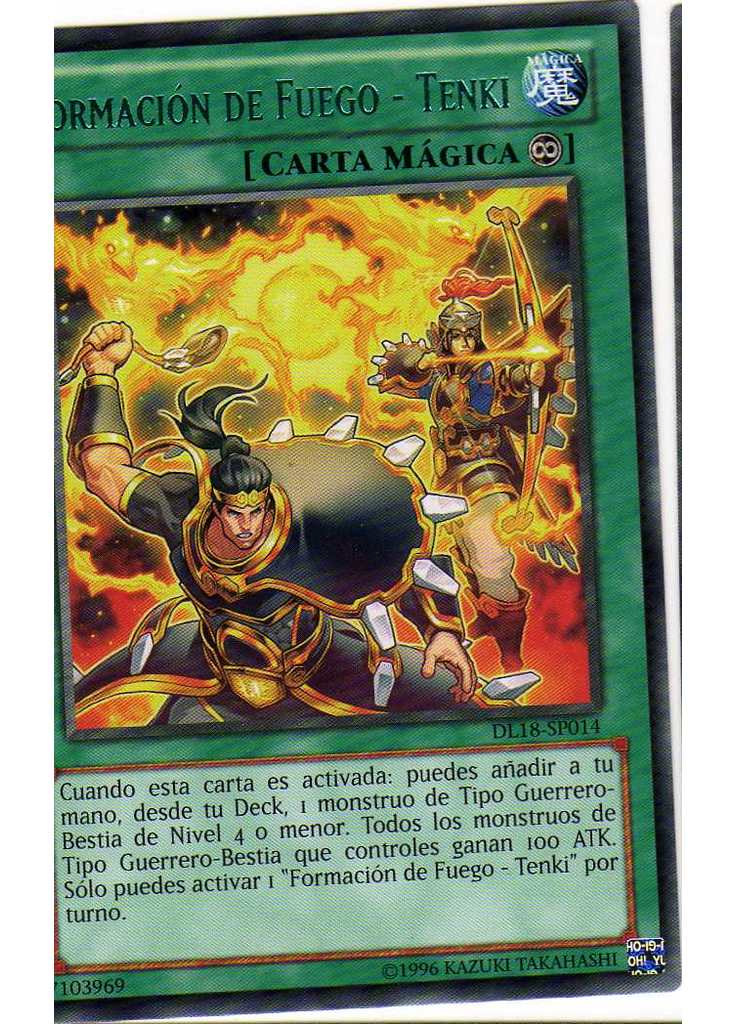 Formación de Fuego - Tenki (Rare Unlimited Green)