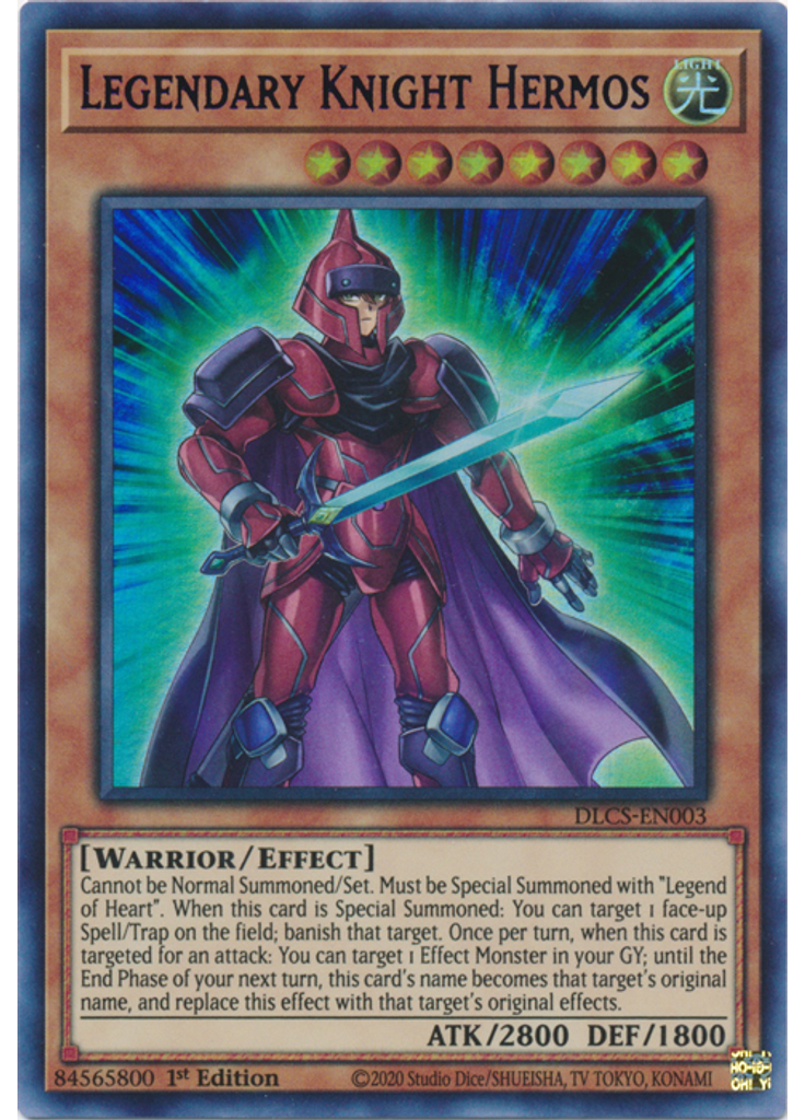 Legendary Knight Hermos (Ultra Rare 1st Edition Purple)