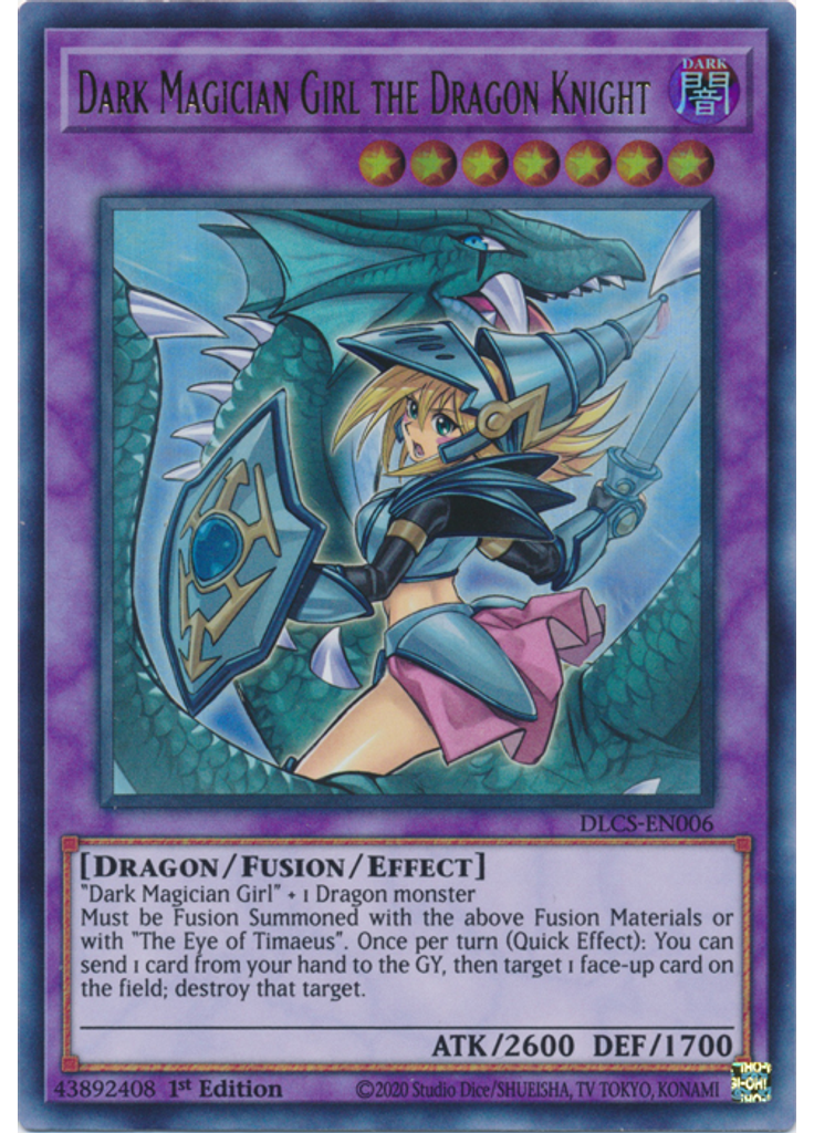 Dark Magician Girl the Dragon Knight (Ultra Rare 1st Edition Alternate Art)
