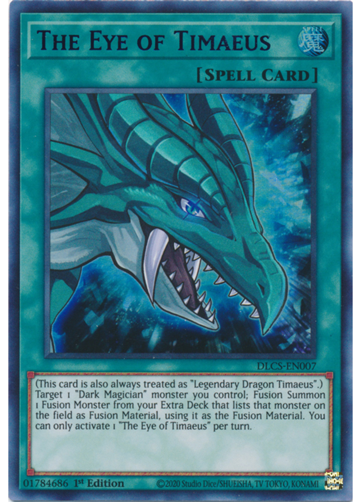 The Eye of Timaeus (Ultra Rare 1st Edition Blue)