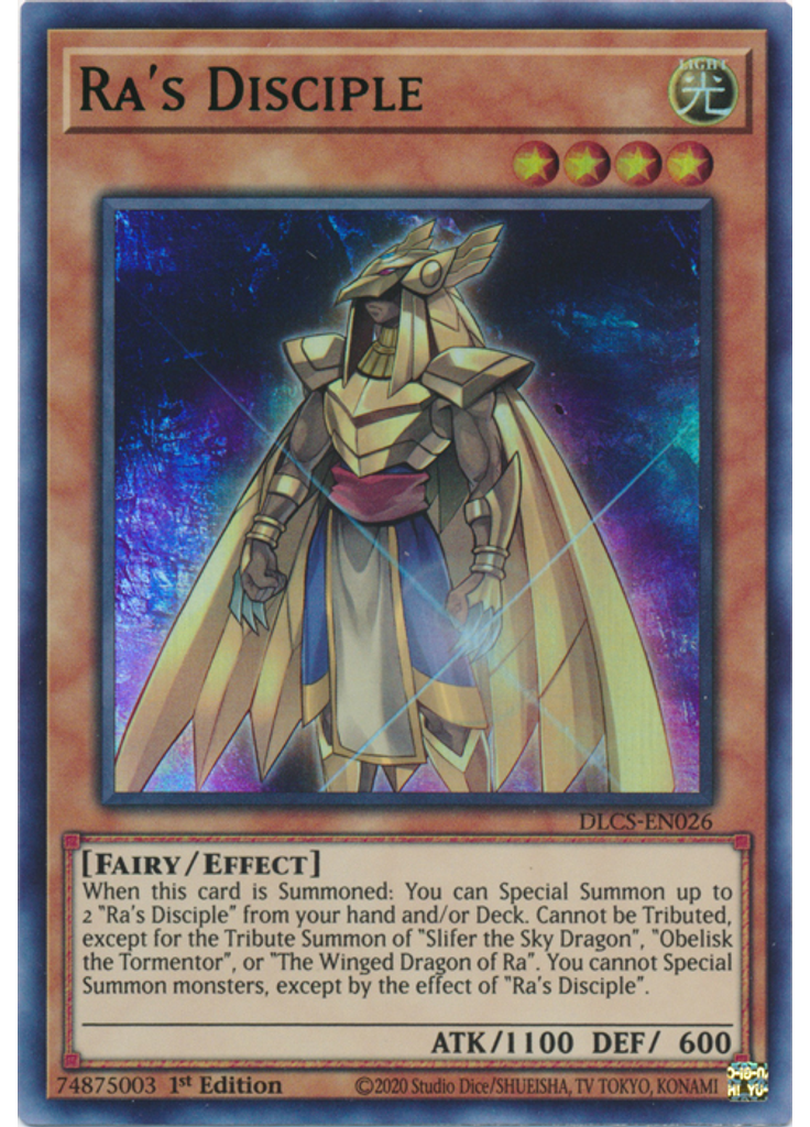 Ra's Disciple (Ultra Rare 1st Edition Green)