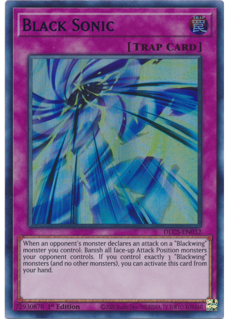 Black Sonic (Ultra Rare 1st Edition Blue)
