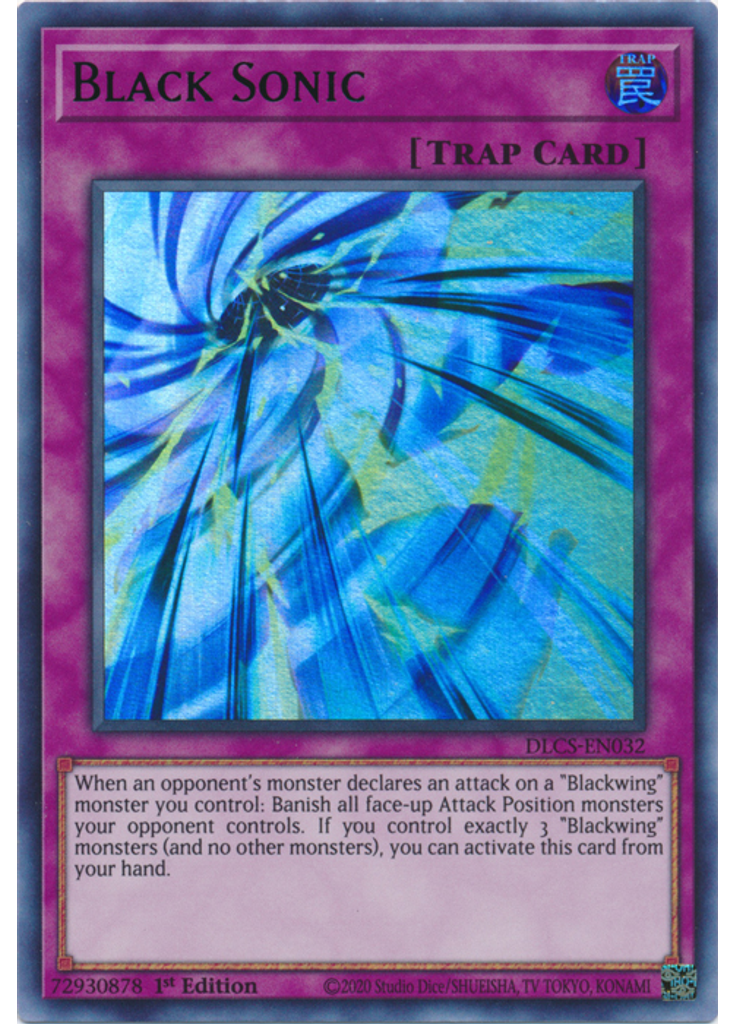 Black Sonic (Ultra Rare 1st Edition Green)
