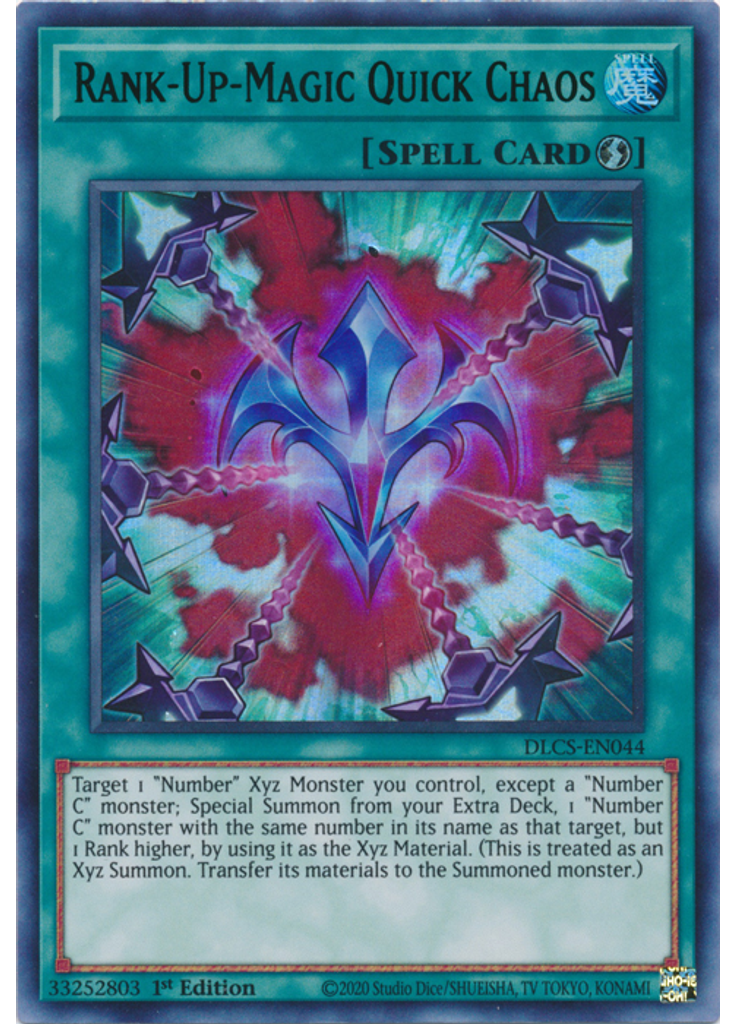 Rank-Up-Magic Quick Chaos (Ultra Rare 1st Edition Green)