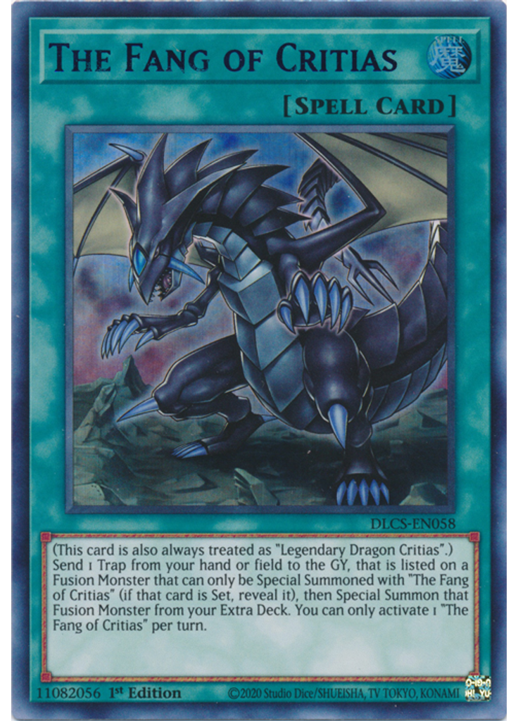 The Fang of Critias (Ultra Rare 1st Edition Blue)