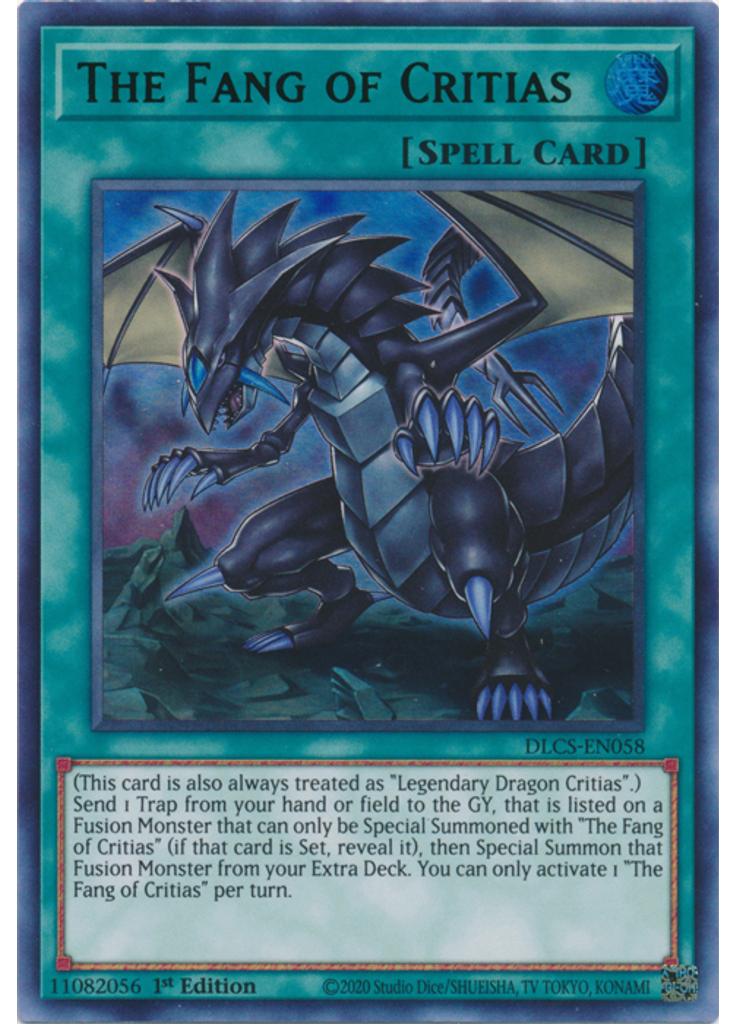 The Fang of Critias (Ultra Rare 1st Edition Green)