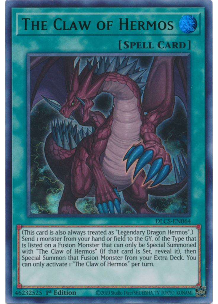 The Claw of Hermos (Ultra Rare 1st Edition Green)