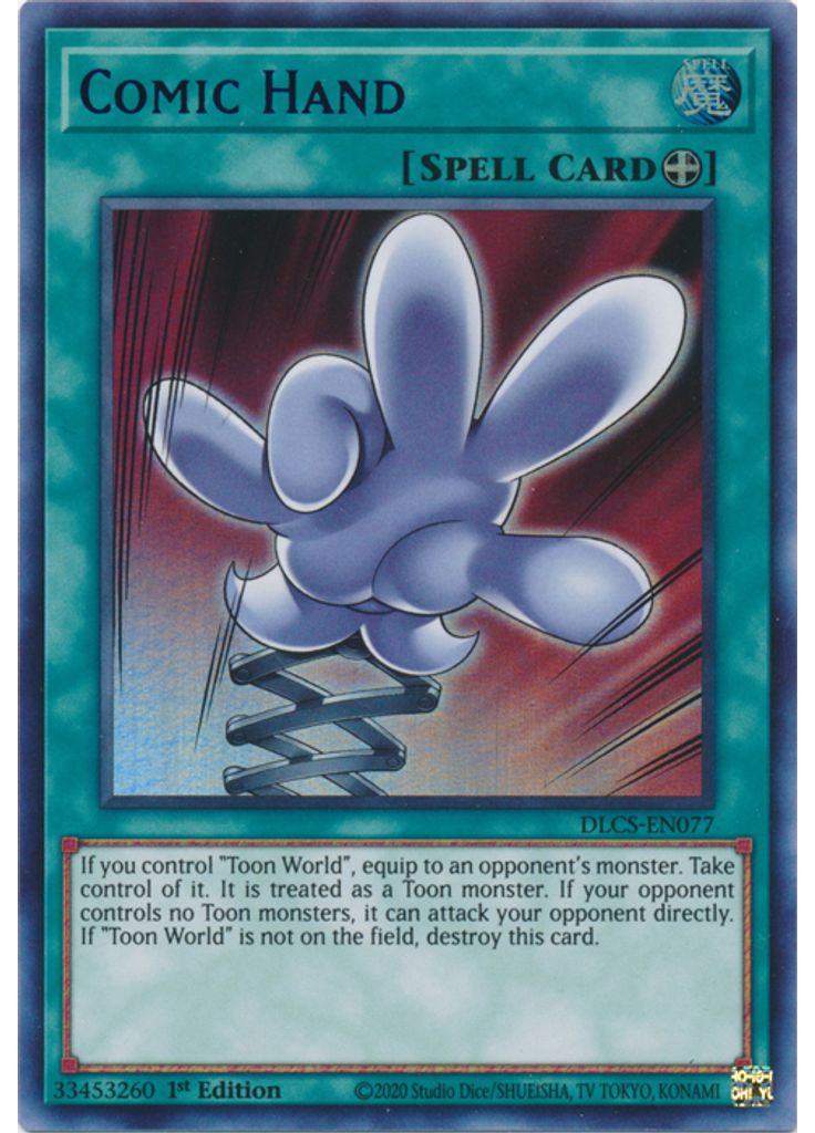 Comic Hand (Ultra Rare 1st Edition Blue)