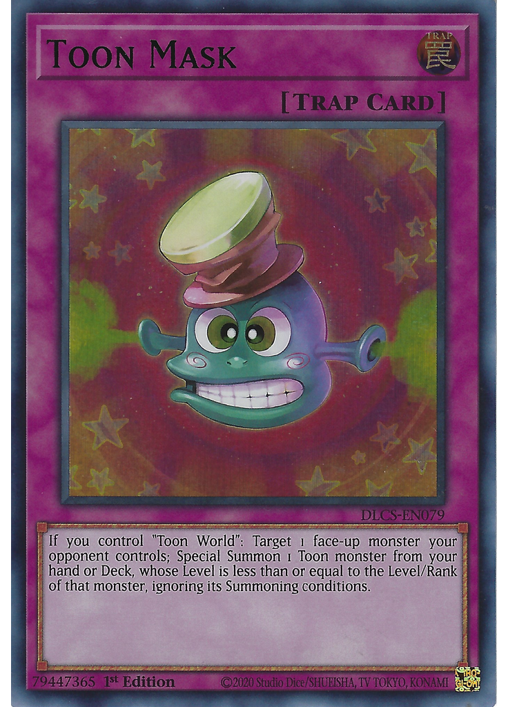 Toon Mask (Ultra Rare 1st Edition Green)