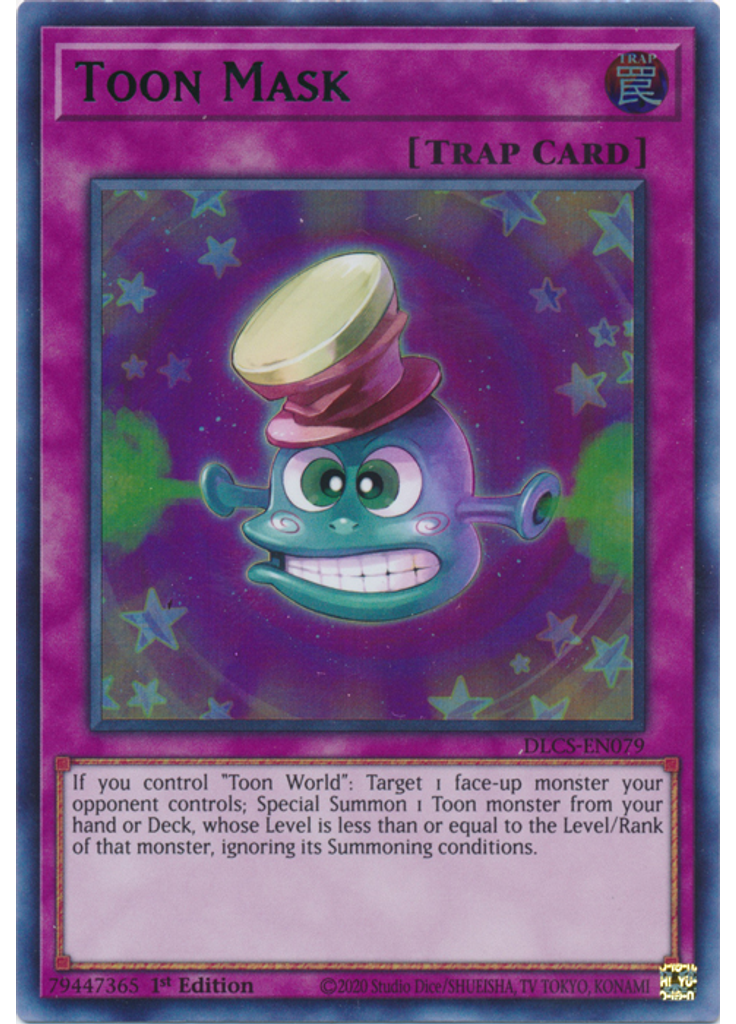Toon Mask (Ultra Rare 1st Edition Purple)