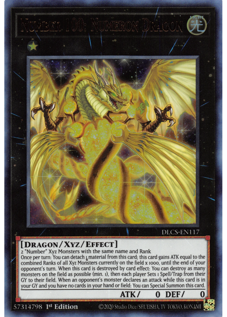 Number 100: Numeron Dragon