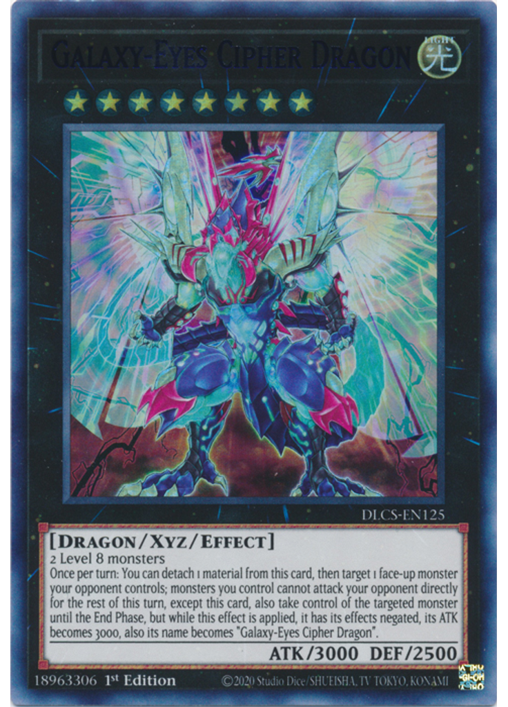 Galaxy-Eyes Cipher Dragon (Ultra Rare 1st Edition Blue)
