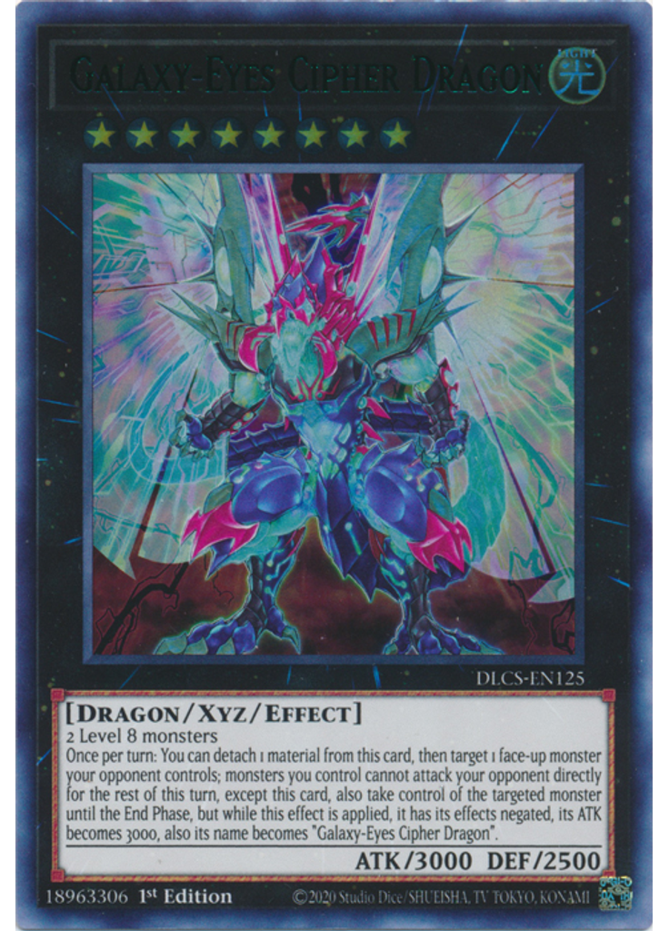 Galaxy-Eyes Cipher Dragon (Ultra Rare 1st Edition Green)
