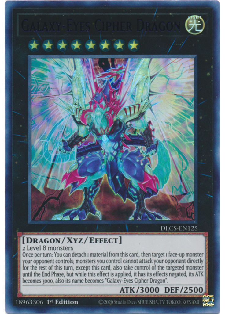 Galaxy-Eyes Cipher Dragon (Ultra Rare 1st Edition Purple)