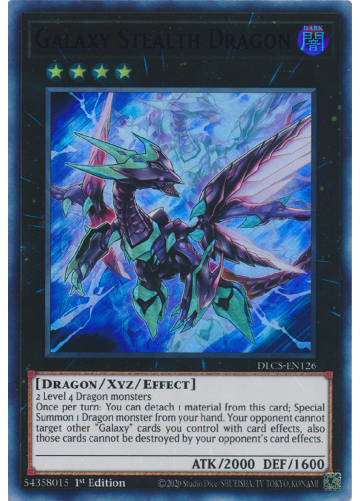 Galaxy Stealth Dragon (Ultra Rare 1st Edition Purple)